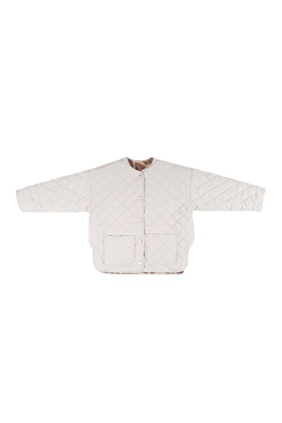 Miela Kids Двулицево яке за възрастни с леопардово принтиране