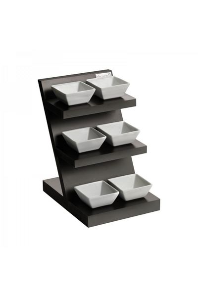 Pintinox 3-tier display element for appetizers and snacks