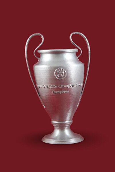 3DLAYERCRAFT Uefa Şampiyonlar Ligi Kupası 20 Cm Gümüş