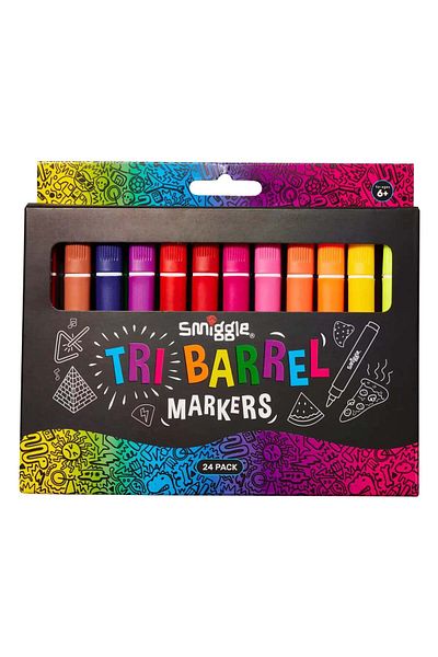 SMIGGLE - Triangle Highlighter Marker Pack X24