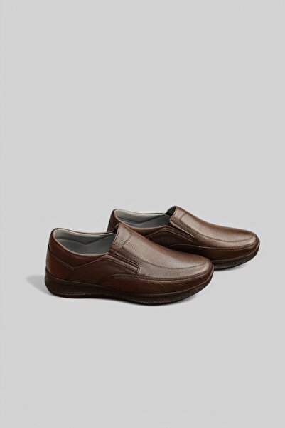 Fancy ortopedik bağcıskız düz deri baba dede ayakkabısı