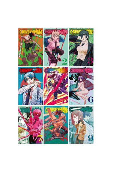 Gerekli Şeyler Yayıncılık Chainsaw Man 1-2-3-4-5-6-7-8-9 Manga Seti