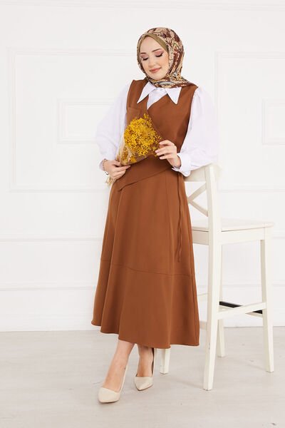 EBRUTESETTÜR Hijab Vest and Skirt Set