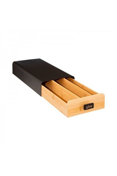 FİVE Horizontal coffee capsule holder, Modern Color Black, 38x18x7.5 cm