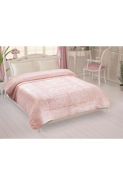Taç Fabian Powder Single - Printed Blanket
