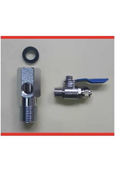Hat Alma Uzatma Parçası (T) Su Arıtma Cihazı (1/2) + Küresel Vana 1/4"