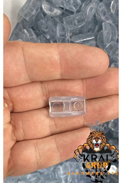 KRAL HIRDAVAT Iron Gun Foot Pabuc, * (Transparent) * Floor Protector,'10 Pieces Are Shipped''