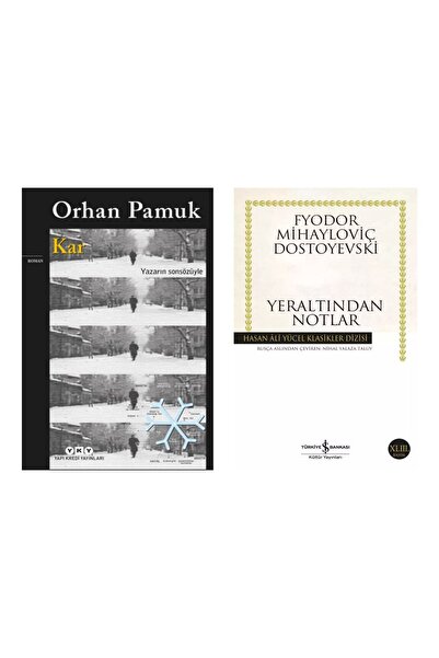 Yapı Kredi Yayınları Kar - Orhan Pamuk - Yeraltından Notlar - Fyodor Mihaylov...