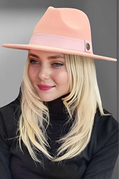 Trenderrs Ženski panama Kašmir tkanina fedora šešir