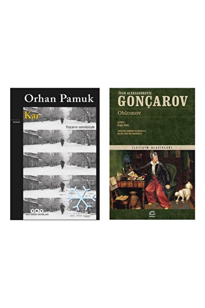 Yapı Kredi Yayınları Kar - Orhan Pamuk - Oblomov - İvan Aleksandroviç Gonçarov