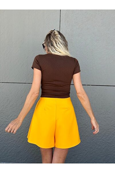 Genel Markalar QUZU PİLİLİ ŞORT ETEK