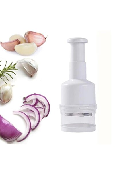 Generic Easy to clean manual food chopper for chopping vegetables, onions, garlic, nuts, salads and more