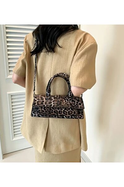 ARONA LEOPAR DESENLİ ÇAPRAZ ÇANTA