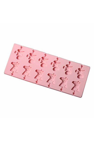 Floopy Forma silicon 12 cavitati, Peppa Pig si Dinozauri pentru Acadele din c...