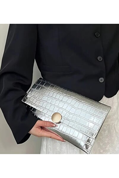 ARONA حقيبة سهرة بإغلاق معدني