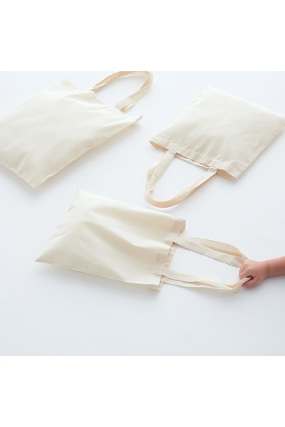 Cosibello Home Cozy Tote Bag 10 Pieces 35X40 cm 100% Cotton