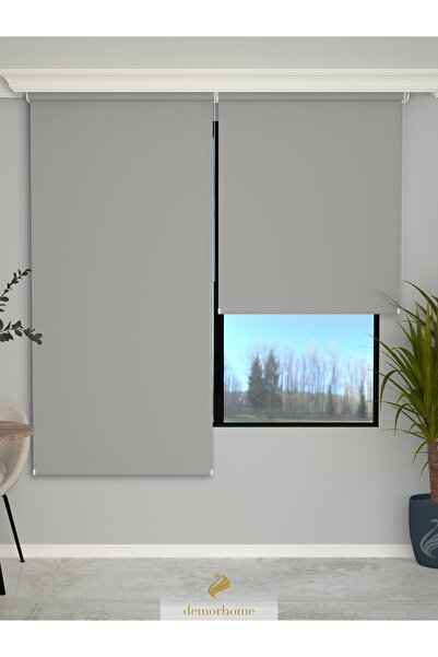 Demor Home Yüksek Kalite Alüminyum Malzeme, Açık Gri Renk Stor, Mekanize, Sto...