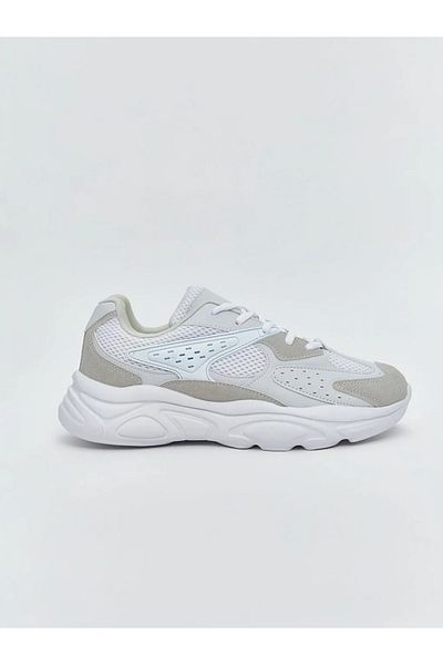 LC Waikiki Lcw Steps White Men's Lace-Up Sneakers