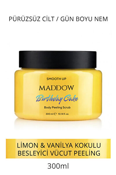 Maddow Cosmetics Ölü Deri Arındırıcı Soyucu Etkili Tuz Peeling Scrub Vanilya ...