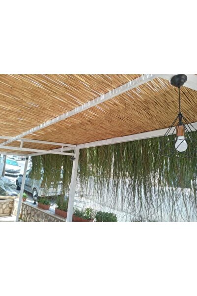 Home Bambu Çit Kamış Çit Hasır Çit 1,5x4,5 Metre Eni 1,5 Metre Uzunluk 4,5 Metre