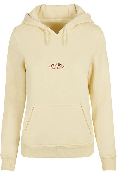 Mister Tee Damen Love Is Blind Love Is Cruel Hoody