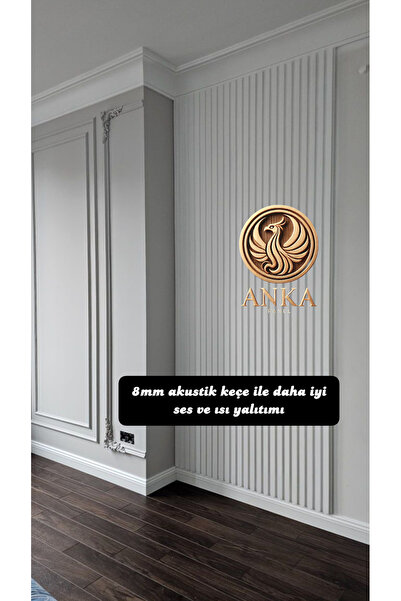 DETAYPOLİURETAN BEYAZ AHŞAP MDF PANEL