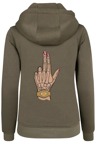 Mister Tee Damen Badgirl Bang Hoody