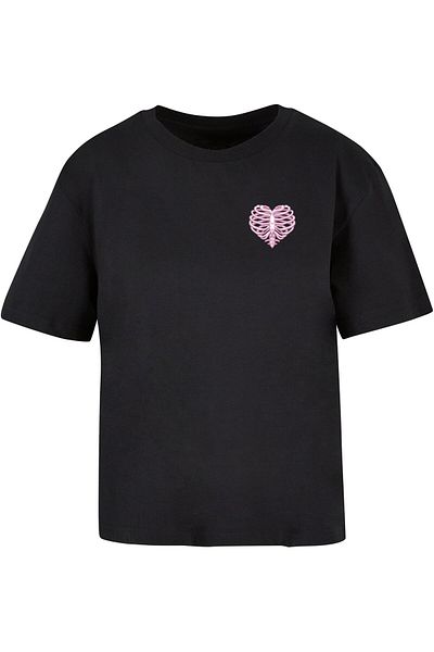 Mister Tee Damen Heart Cage Rose Tee