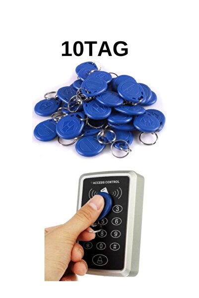 LANSAN Şifreli Elektronik Kapı Kilidi RFID Kart Okuyucu Kartlı Geçiş 10TAG