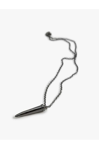 Koton Metal Charm Detailed Chain Necklace - Dangle