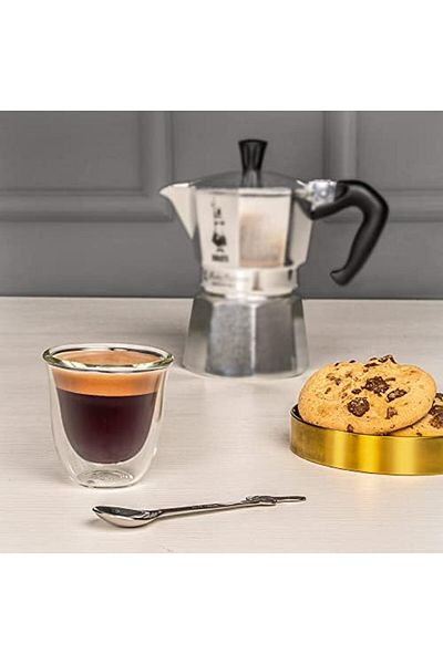 STOREMAX Ntwork - Firenze Double Wall Glass Cup 80ml Set of 2 Art 1087243