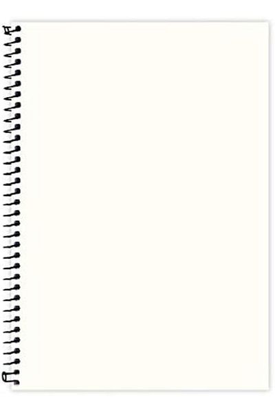 STOREMAX Sellbuystore Color Shine Blue Spiral Plain Notebook 17X24 cm 153300758 1053513