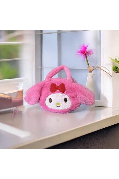 VEYORA Cute Plush Teddy Bear Kuromi Pikachu Bag (1 Piece)