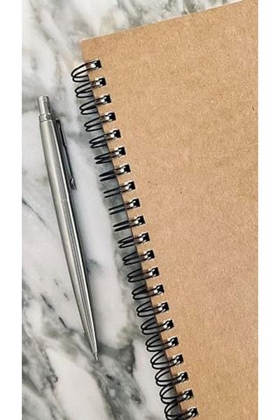 STOREMAX Vegashop Promotional A5 Size Notebook with Spiral and Dotted 100 Sheets