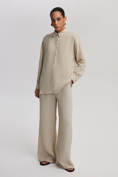 Touché Privé Shirt and Trousers Set - With Tie Detail