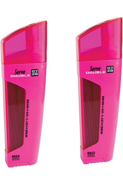 STOREMAX Network Dbl Mek Kur Klm Ucu-Fos Klm 07mm Pink 2Li Set Art 1087243