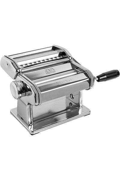 STOREMAX Ntwork Atlas Pasta Machine, Stainless Steel, Aluminum, 40 X 30 X 20 Cm, Silver Art 1087243