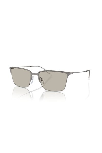 Emporio Armani Man Square Sunglasses- Ea 2155 - Lense Size:58mm - Matte Gunmetal