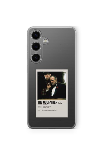 Multitronic غلاف شفاف مطبوع بتصميم ملصق العراب متوافق مع Samsung Galaxy M34 5...