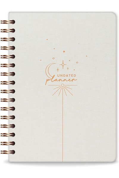 STOREMAX MU-ARTSHOP Планер A5 Spiral Linen Unlimited, кремав, tnca 871301