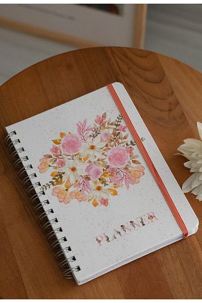 STOREMAX Mu-Artshop Flower Gourd Timeless Academic Planner English Agenda Sticker Gifted + L