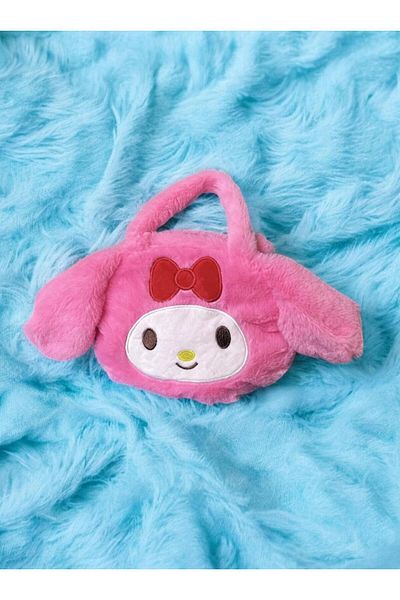 VEYORA Cute Plush Teddy Bear Kuromi Pikachu Bag (1 Piece)