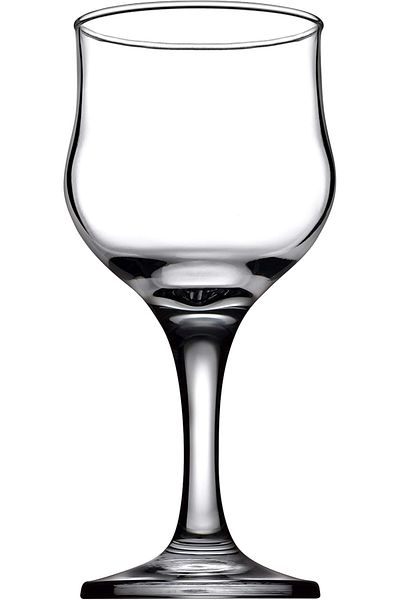 STOREMAX Ntwork Tulipe 6 Pcs White Wine Glass Art 1087243