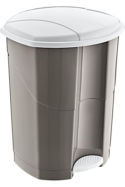 STOREMAX Mu-Artshop Pedal Trash Can 11 Lt Beige Tnca 871301