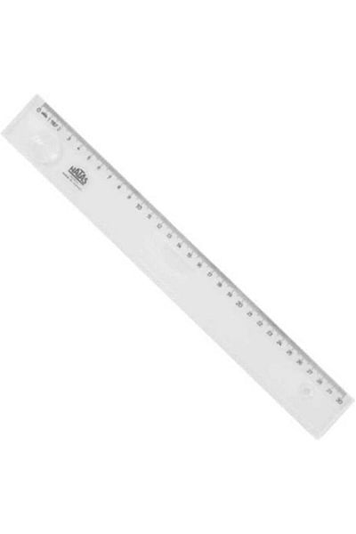 STOREMAX Wide Plastic Ruler 30 cm
