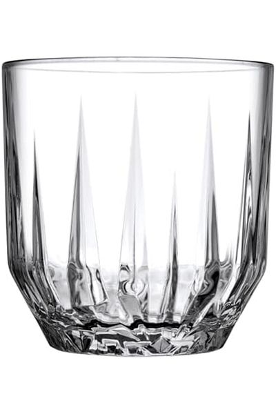 STOREMAX Ntwork Echo Whiskey Glass 300 Cc Drop Logo 6 Piece Box Is Art 1087243