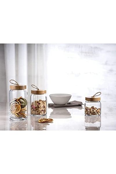STOREMAX Bystoreby Woody Jar with Wooden Lid 43593 1130 Cc Newdesing 646268