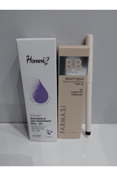 hommlife Floral Roll On Bb Krem 2 No Ve Göz Kalemi Hediye
