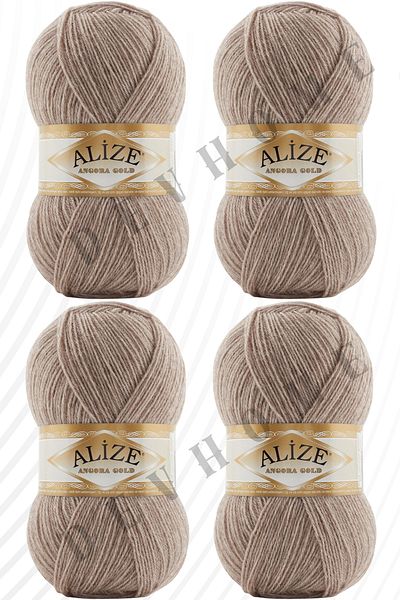 devhome Alize Angora Gold Ață de tricotat manuală Ață de lână pentru vestă 4 bucăți Ață de lână acrilică