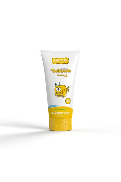 Epatim Babyton Organic Natural Banana Flavored Toothpaste 50 Gr